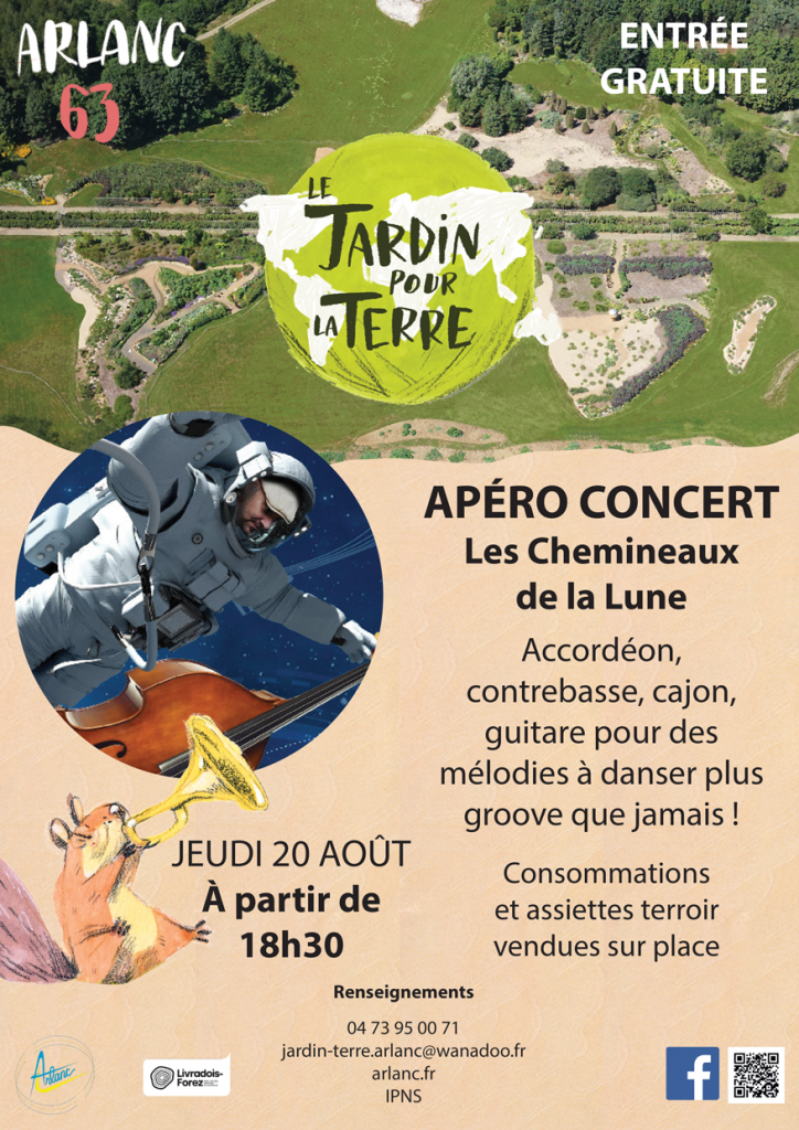 Apéro concert au Jardin pour la terre