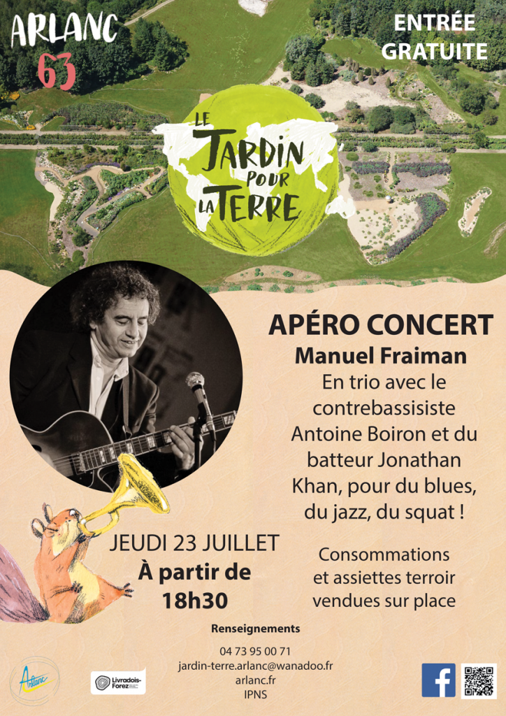 Apéro concert au Jardin pour la terre