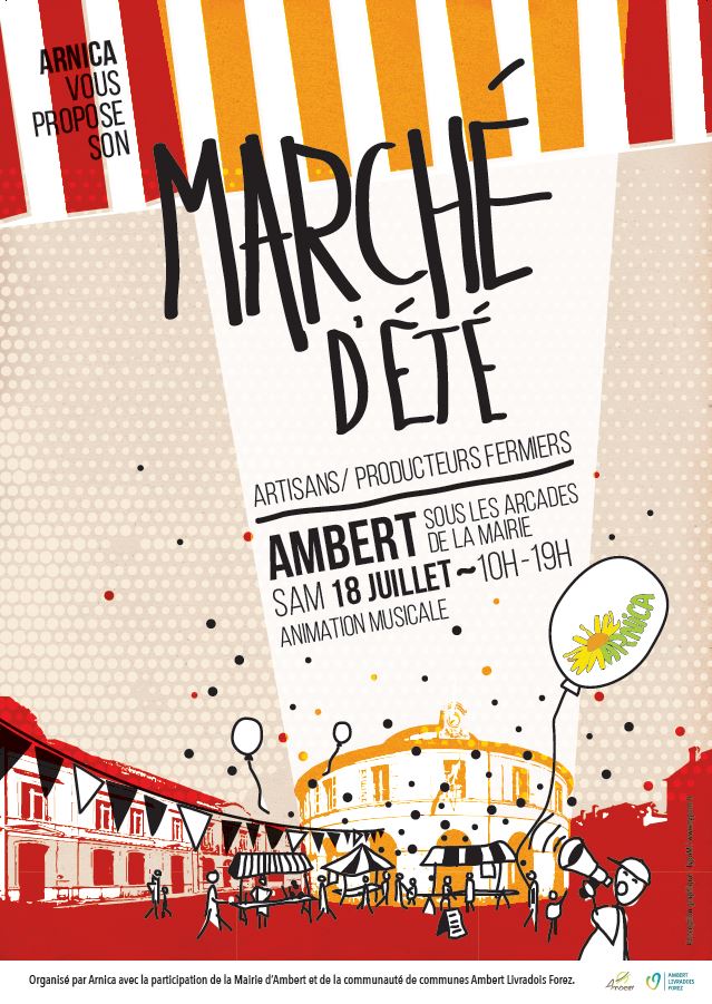 Marché d'été - Ambert - 18 juillet